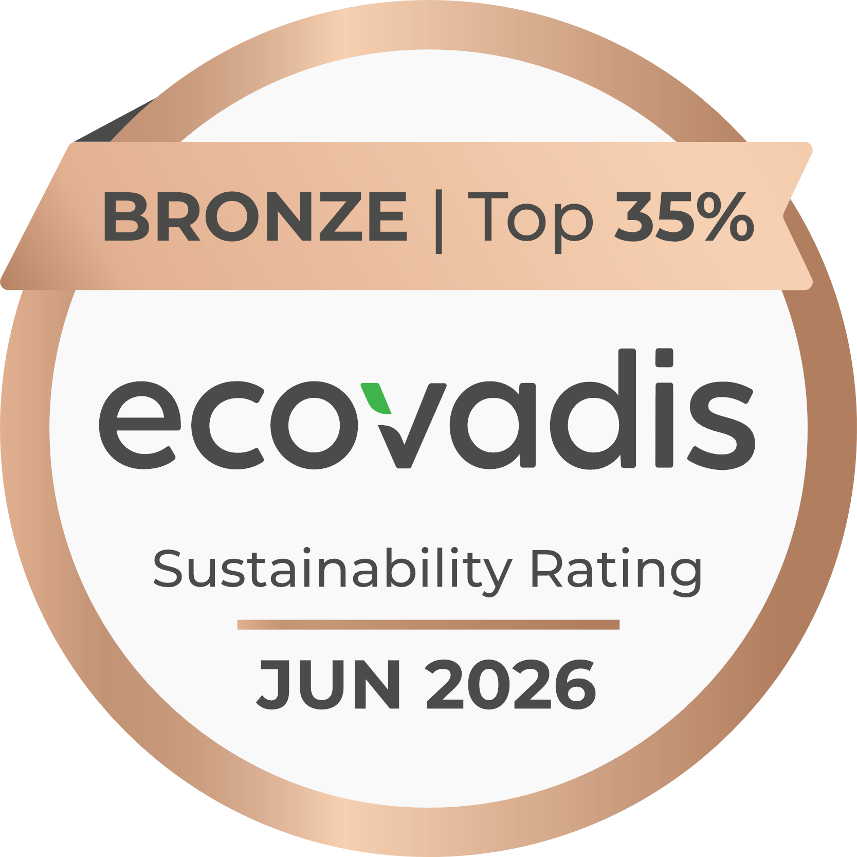 佳能企業取得2026年EcoVadis銅牌獎榮耀，展現永續承諾與持續精進
